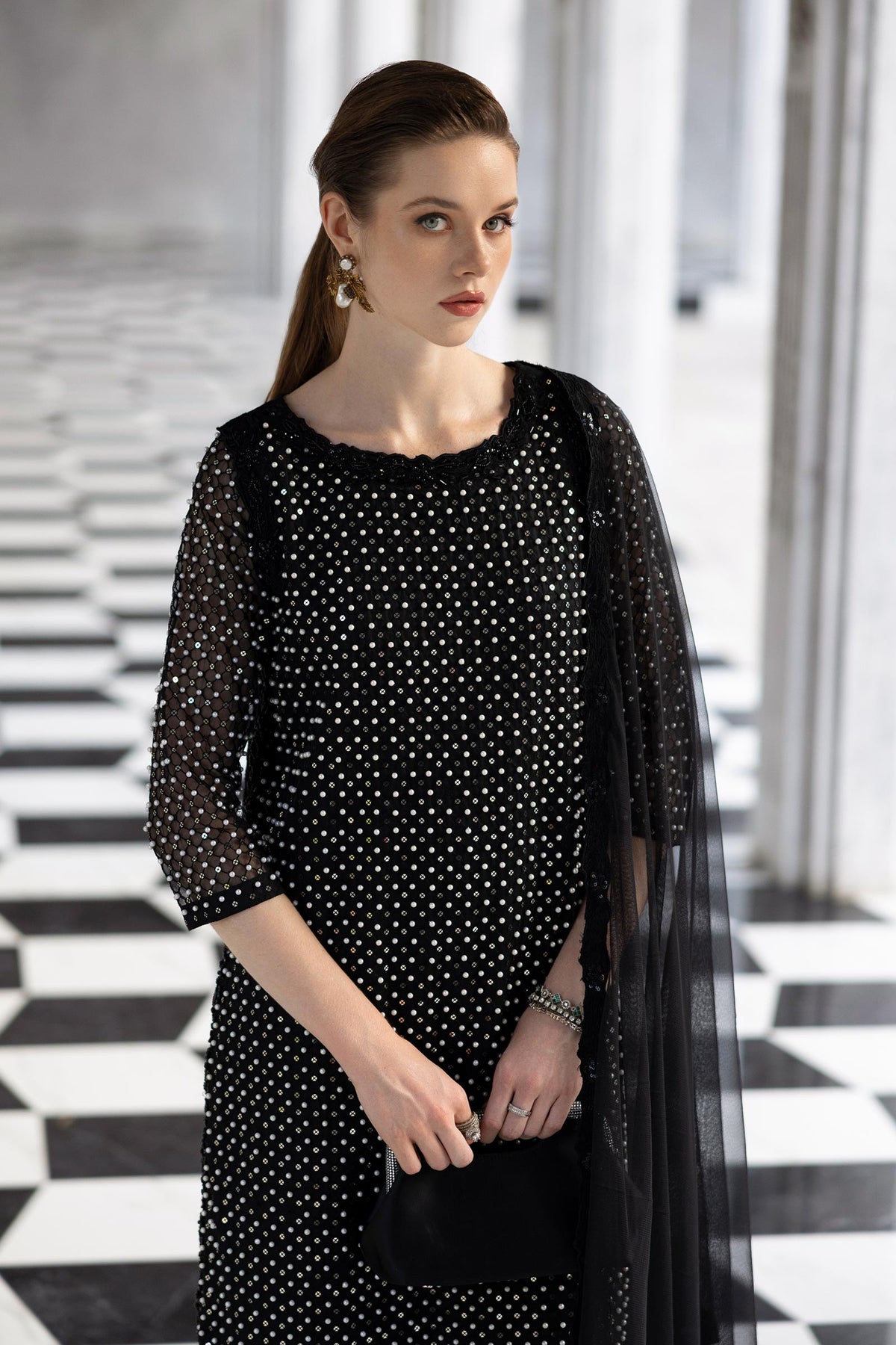 Maria B | Luxury Formals | SF-EF26-23-Black