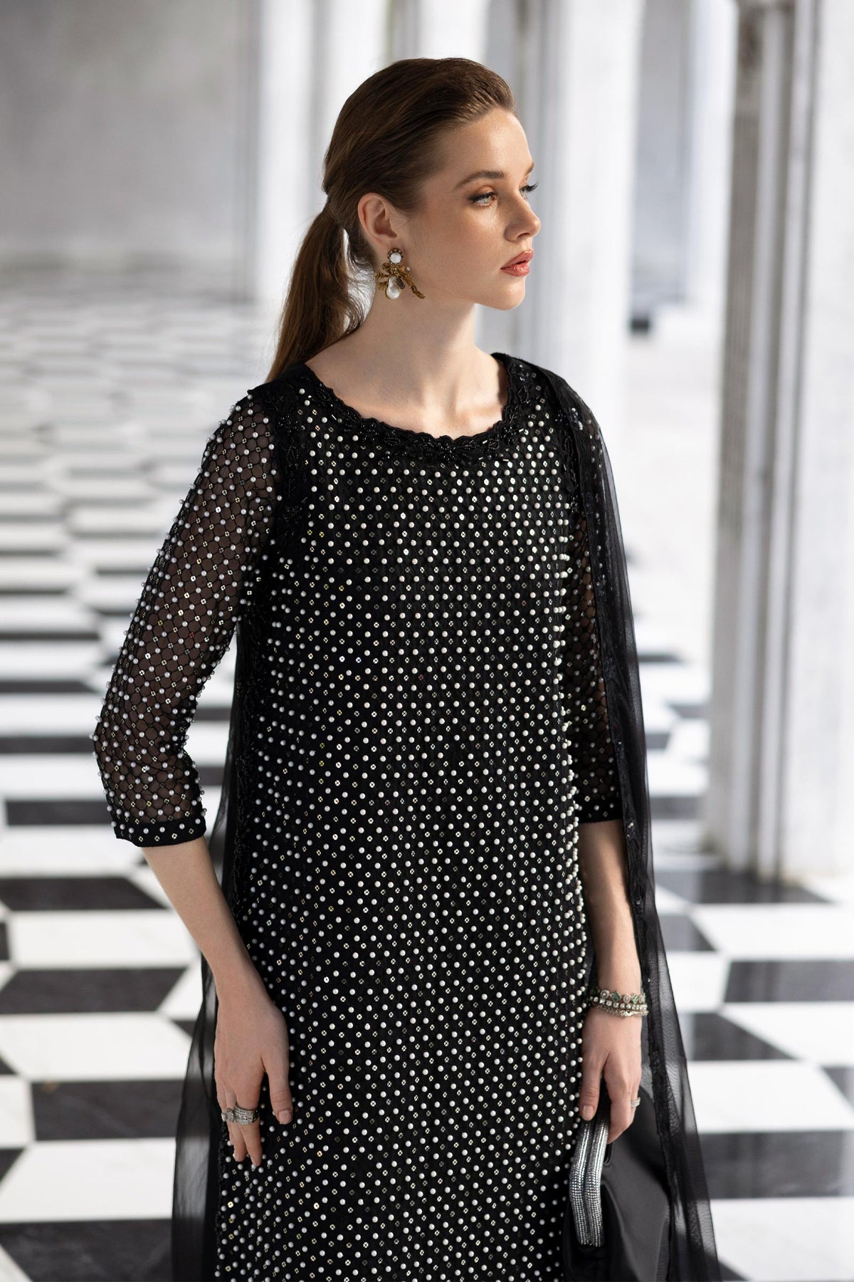 Maria B | Luxury Formals | SF-EF26-23-Black