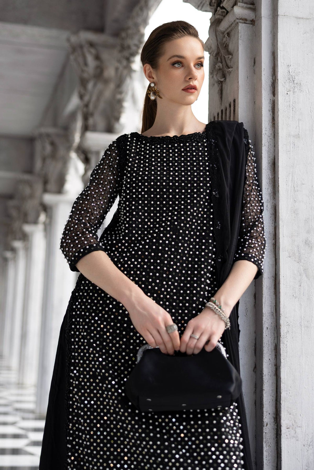 Maria B | Luxury Formals | SF-EF26-23-Black