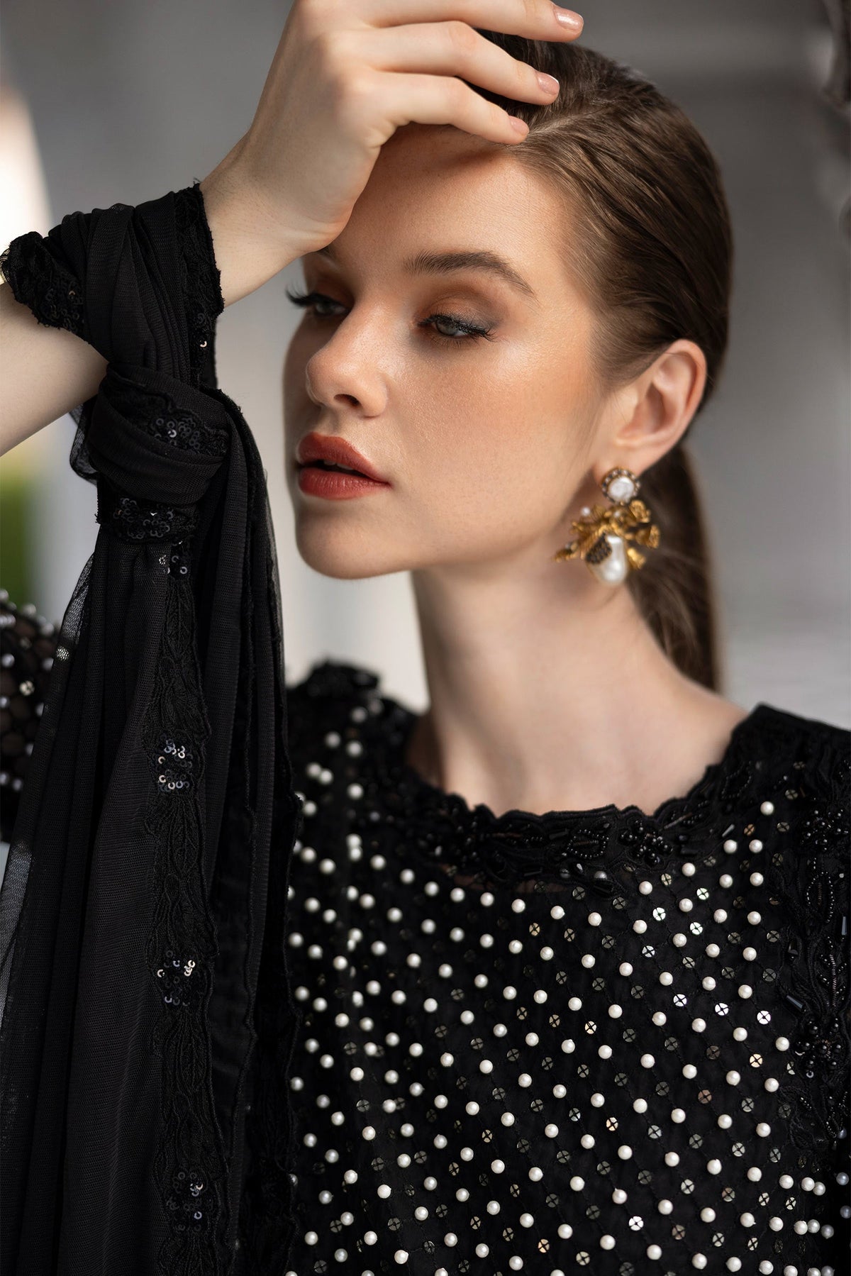 Maria B | Luxury Formals | SF-EF26-23-Black