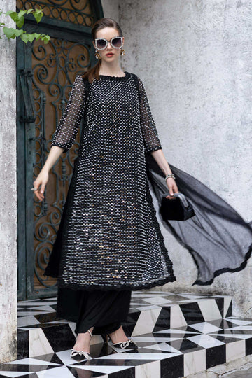 Maria B | Luxury Formals | SF-EF26-23-Black