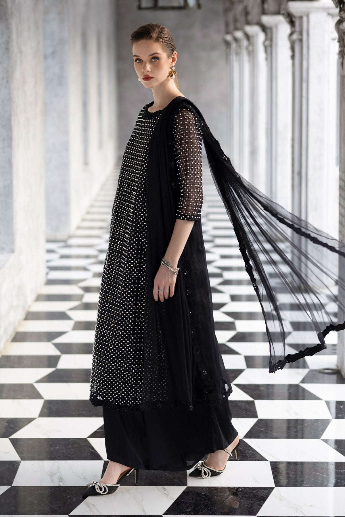 Maria B | Luxury Formals | SF-EF26-23-Black