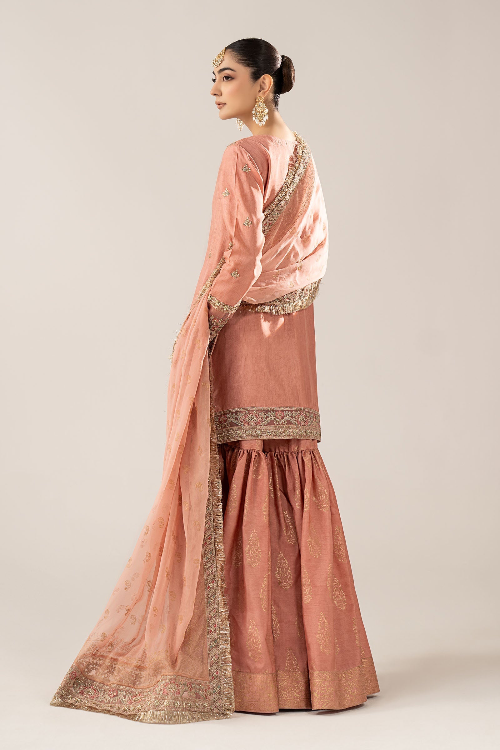 Maria B | Luxury Formals | SF-EF26-28-Peach