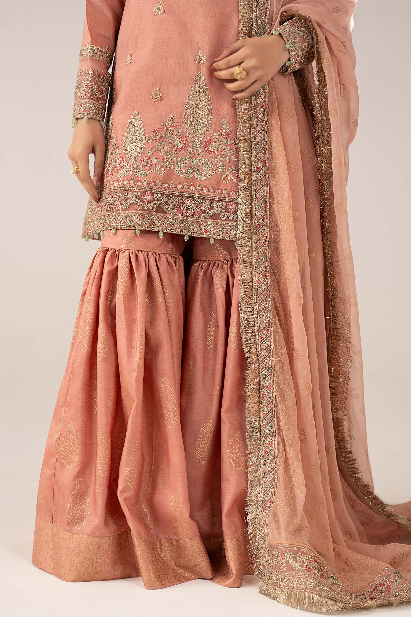 Maria B | Luxury Formals | SF-EF26-28-Peach