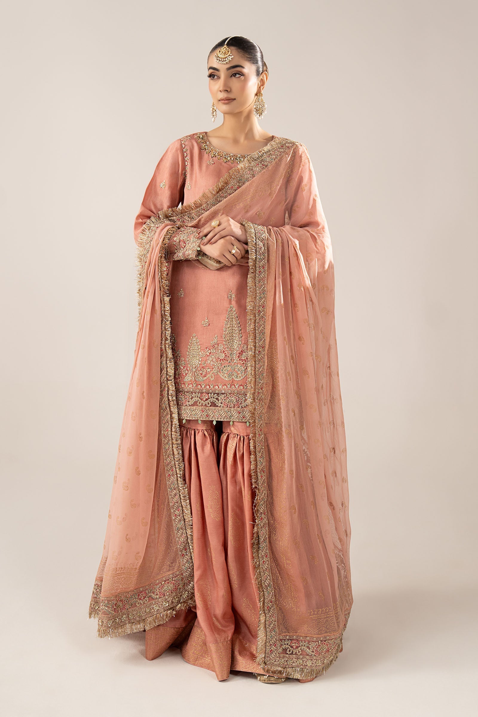 Maria B | Luxury Formals | SF-EF26-28-Peach