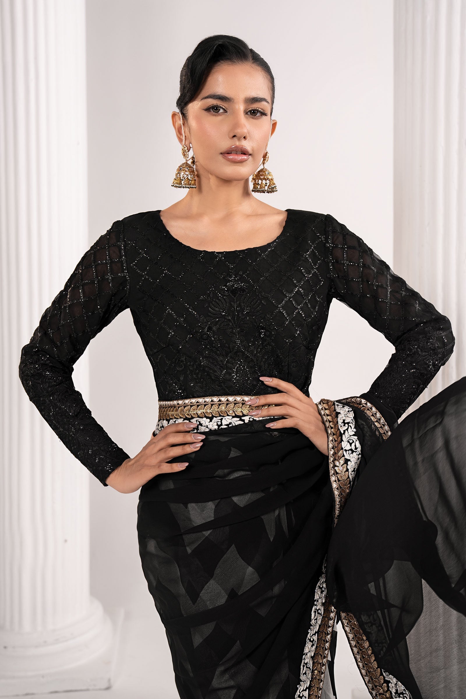 Maria B | Luxury Formals | SF-EF26-74-Black