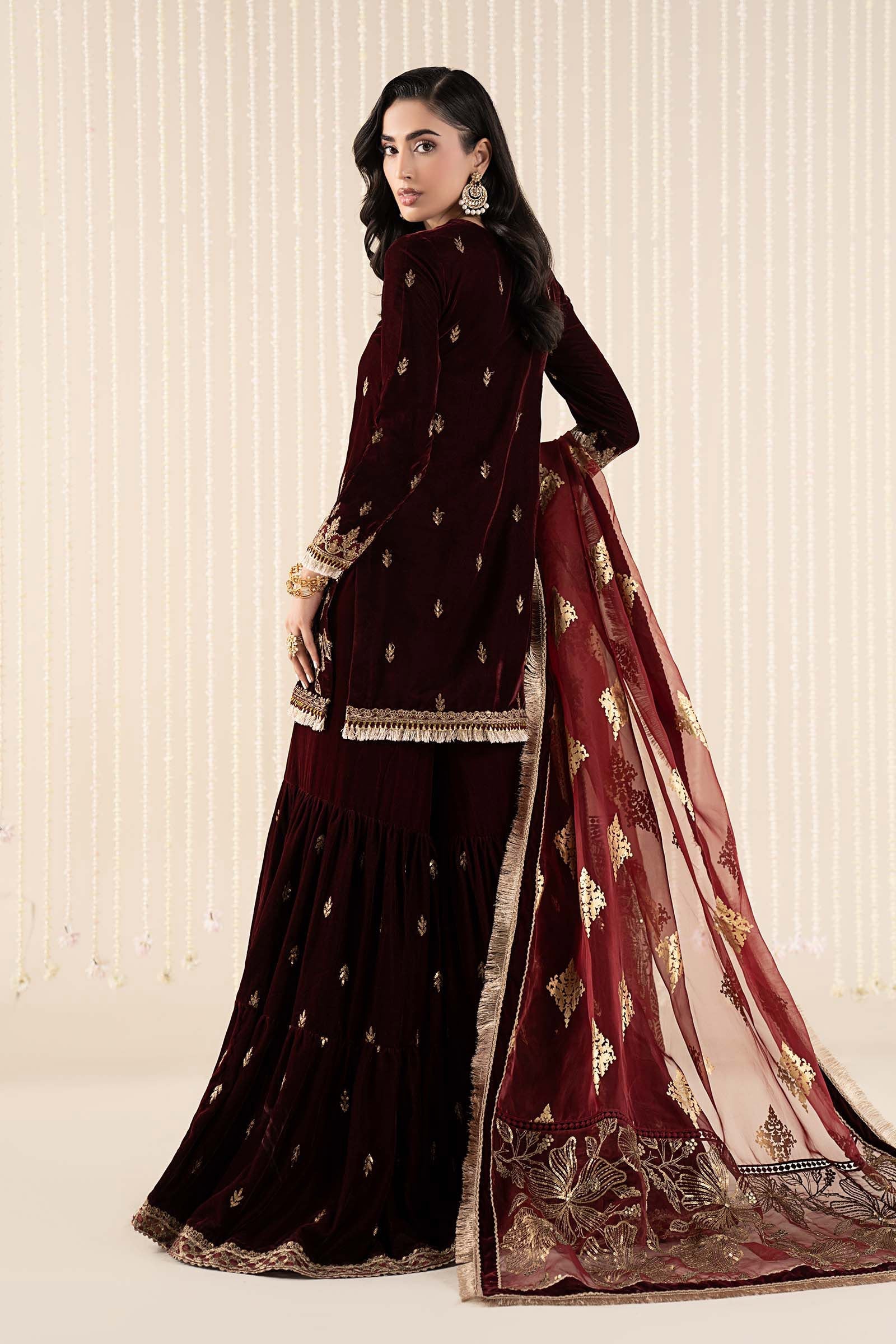 Maria B | Pre Fall 25 | SF-W25-43-Maroon