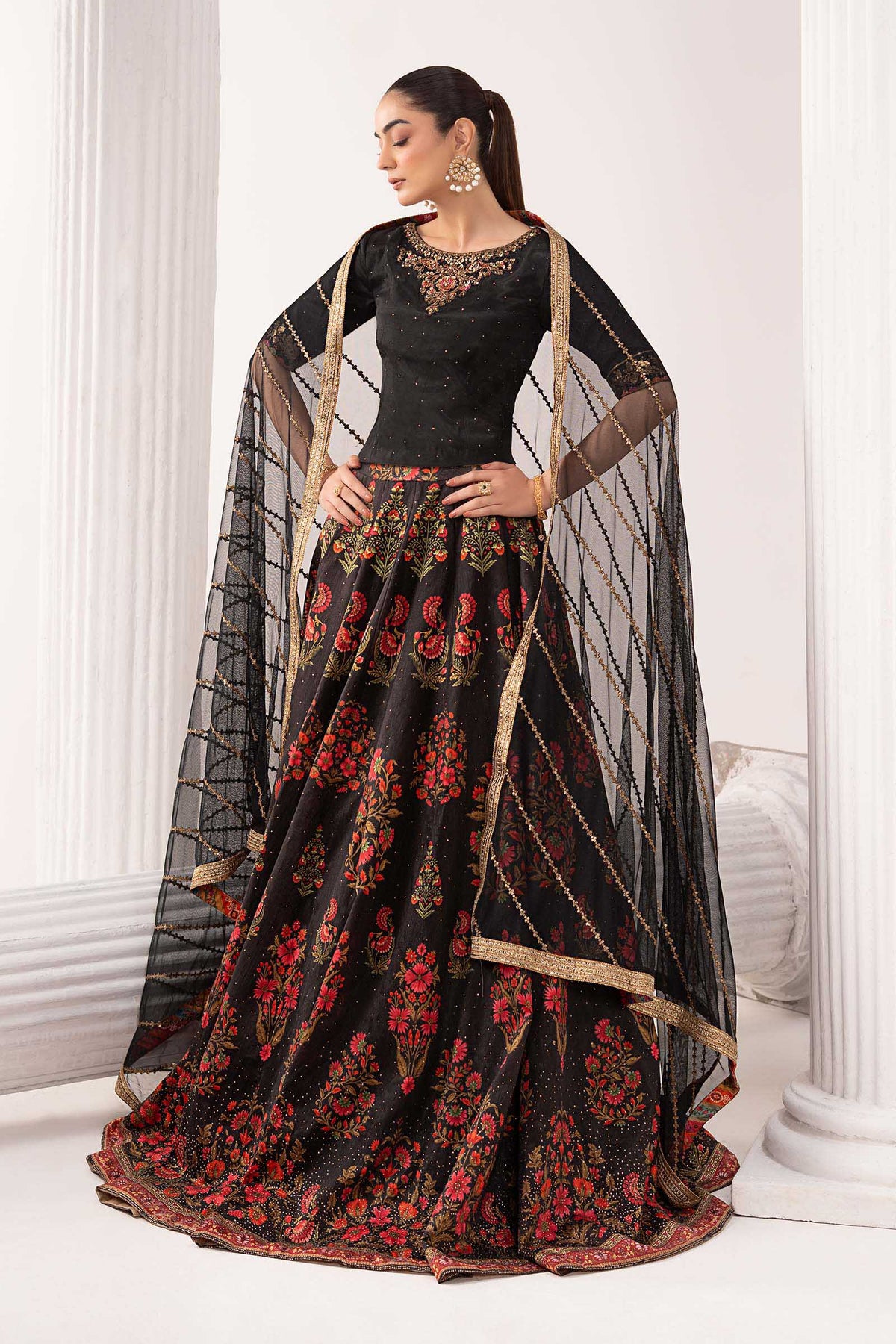 Maria B | Luxury Formals | SF-EF26-04-Black