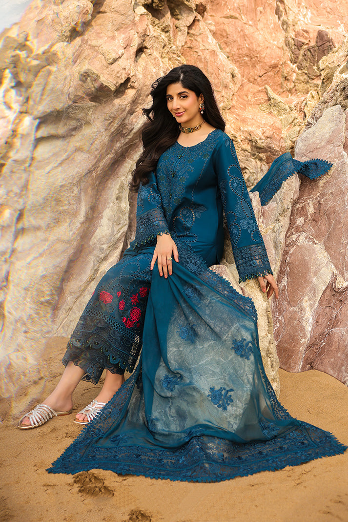 Imrozia Premium | Hania Luxury Lawn 26 | SL-104 Iswah