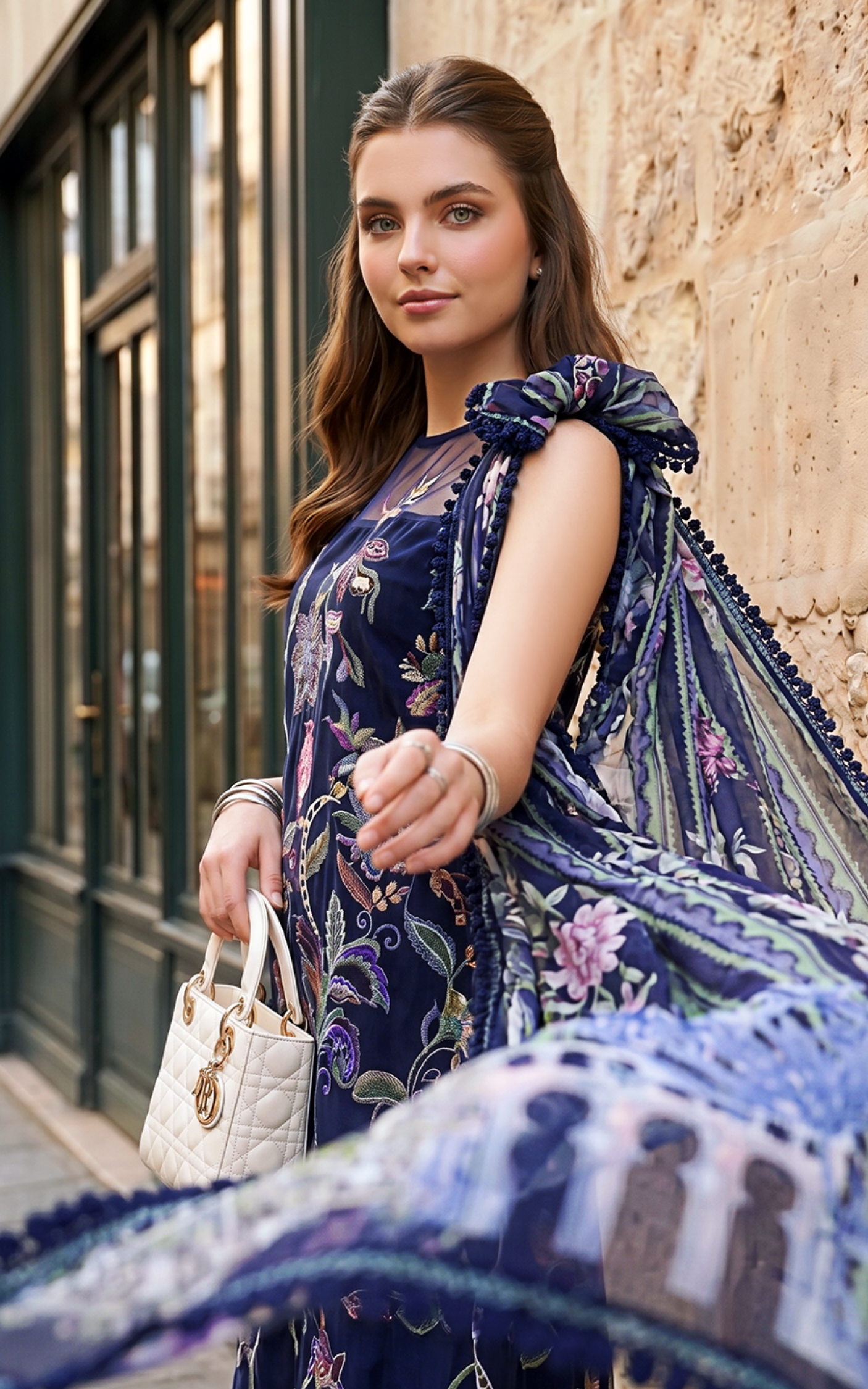 Asifa and Nabeel | Summer Lawn 26 | Scarlet Blue (SL26-04)