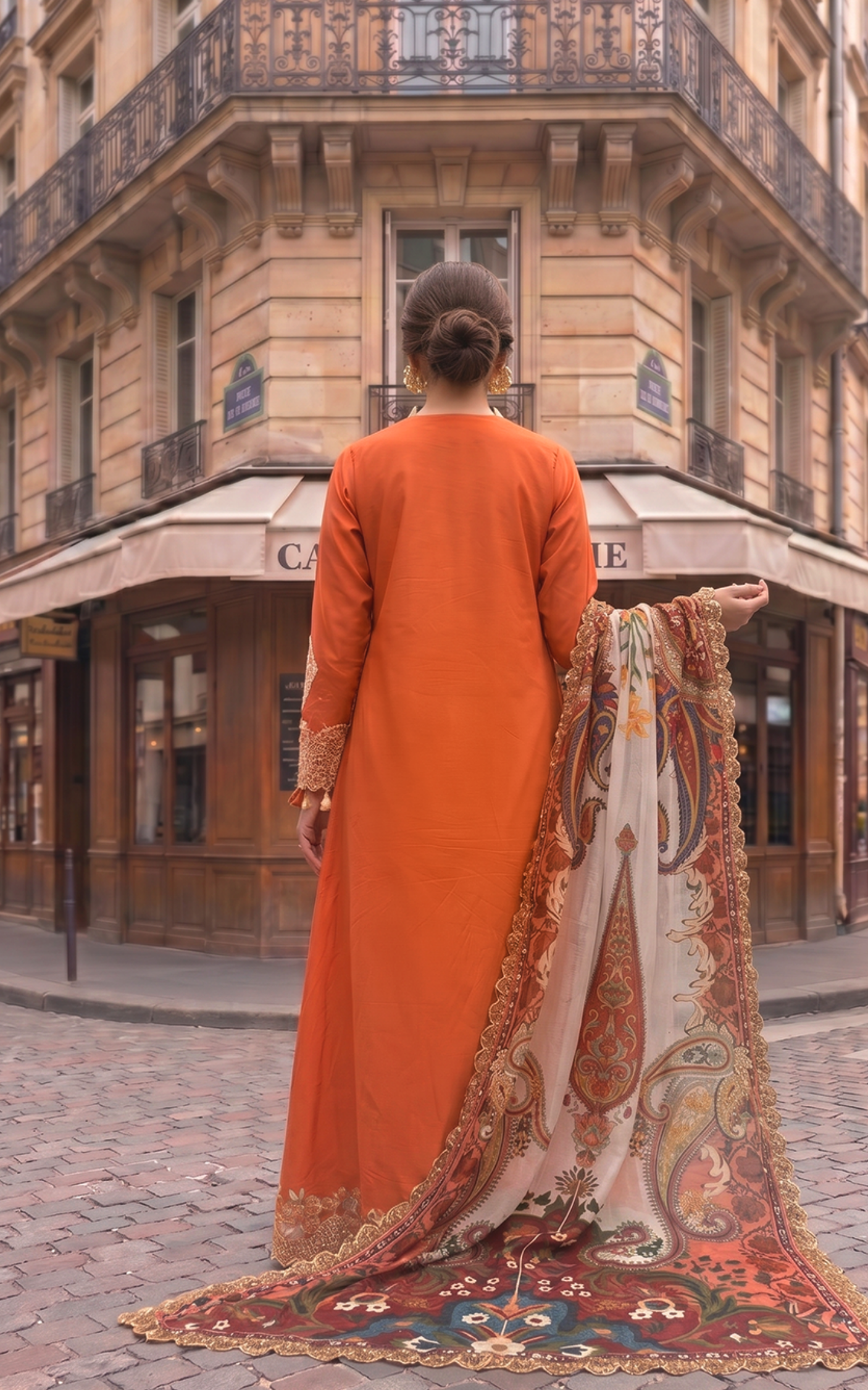 Asifa and Nabeel | Summer Lawn 26 | Coral Fusion (SL26-06)