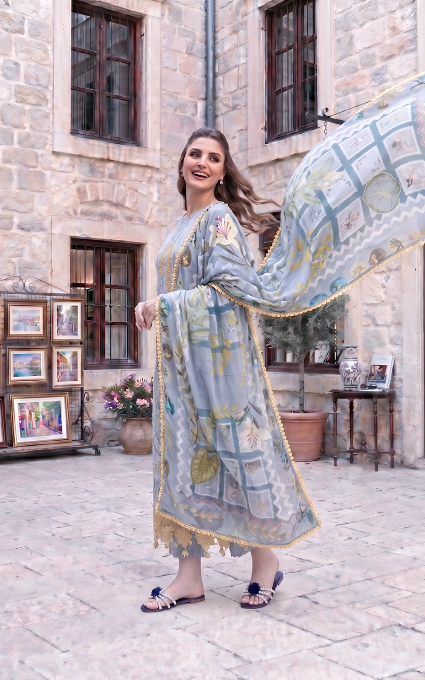 Asifa and Nabeel | Summer Lawn 26 | Ash Elegance (SL26-07)