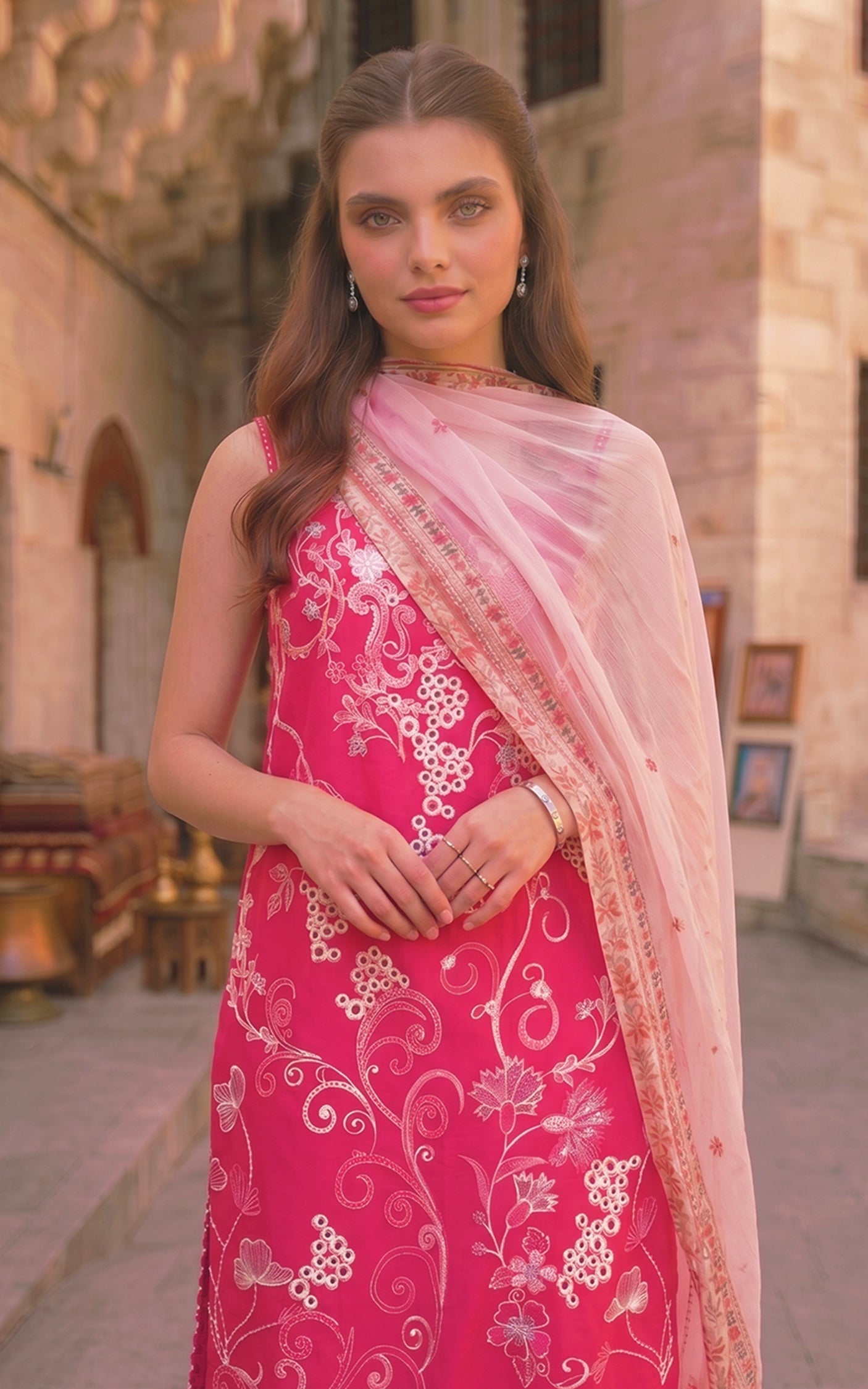Asifa and Nabeel | Summer Lawn 26 | Fuchsia Allure (SL26-09)