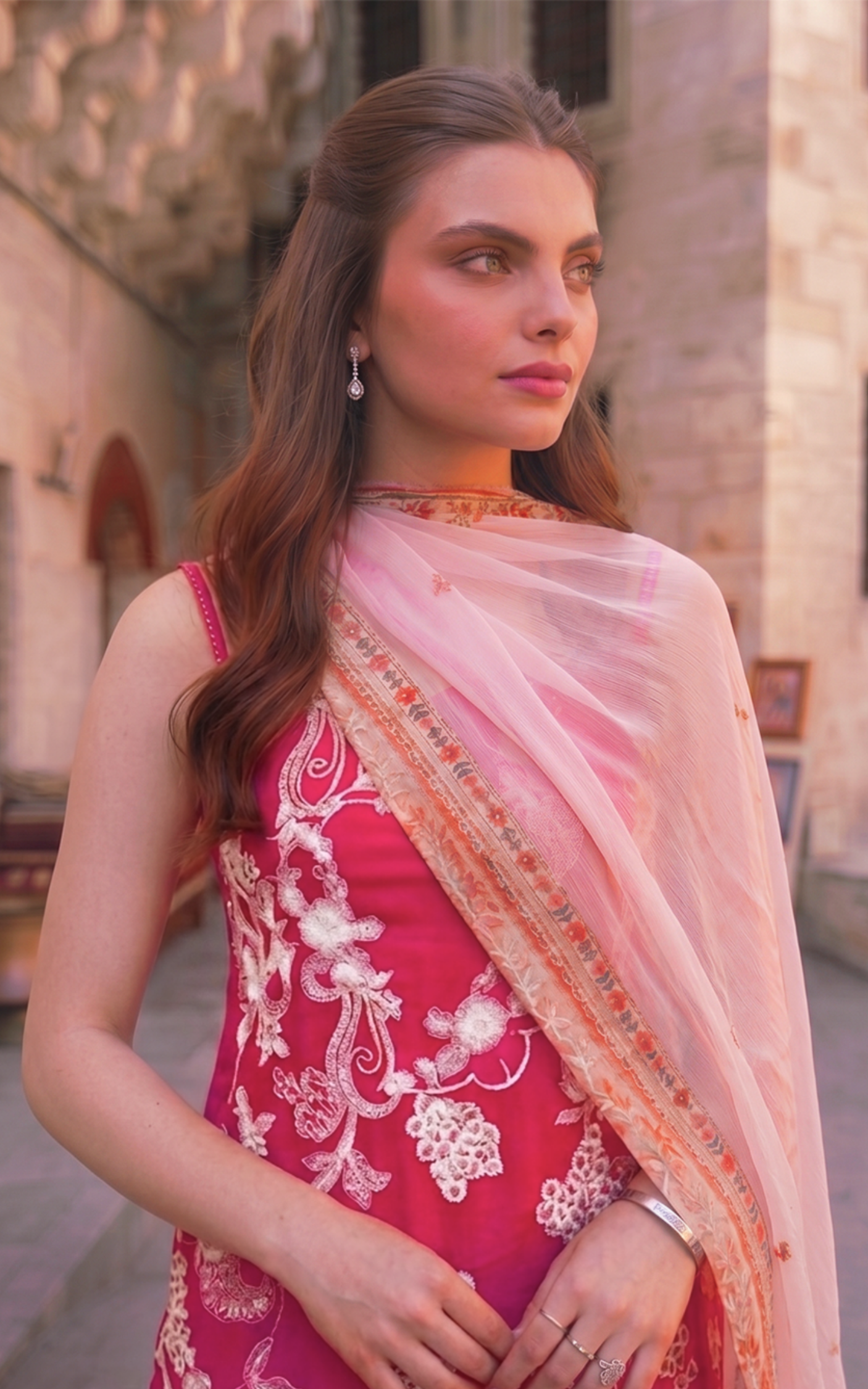 Asifa and Nabeel | Summer Lawn 26 | Fuchsia Allure (SL26-09)