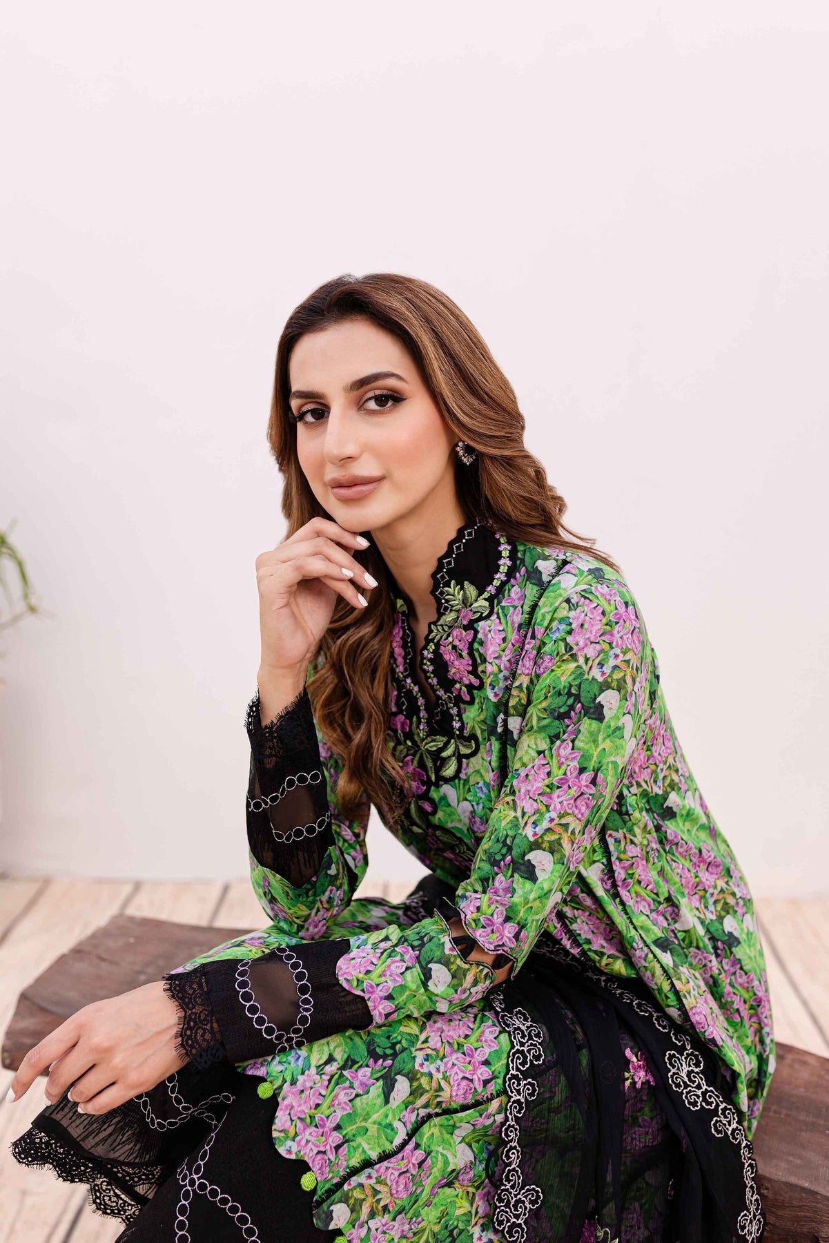 Sable Vogue | Shiree Lawn 24 | Black Iris