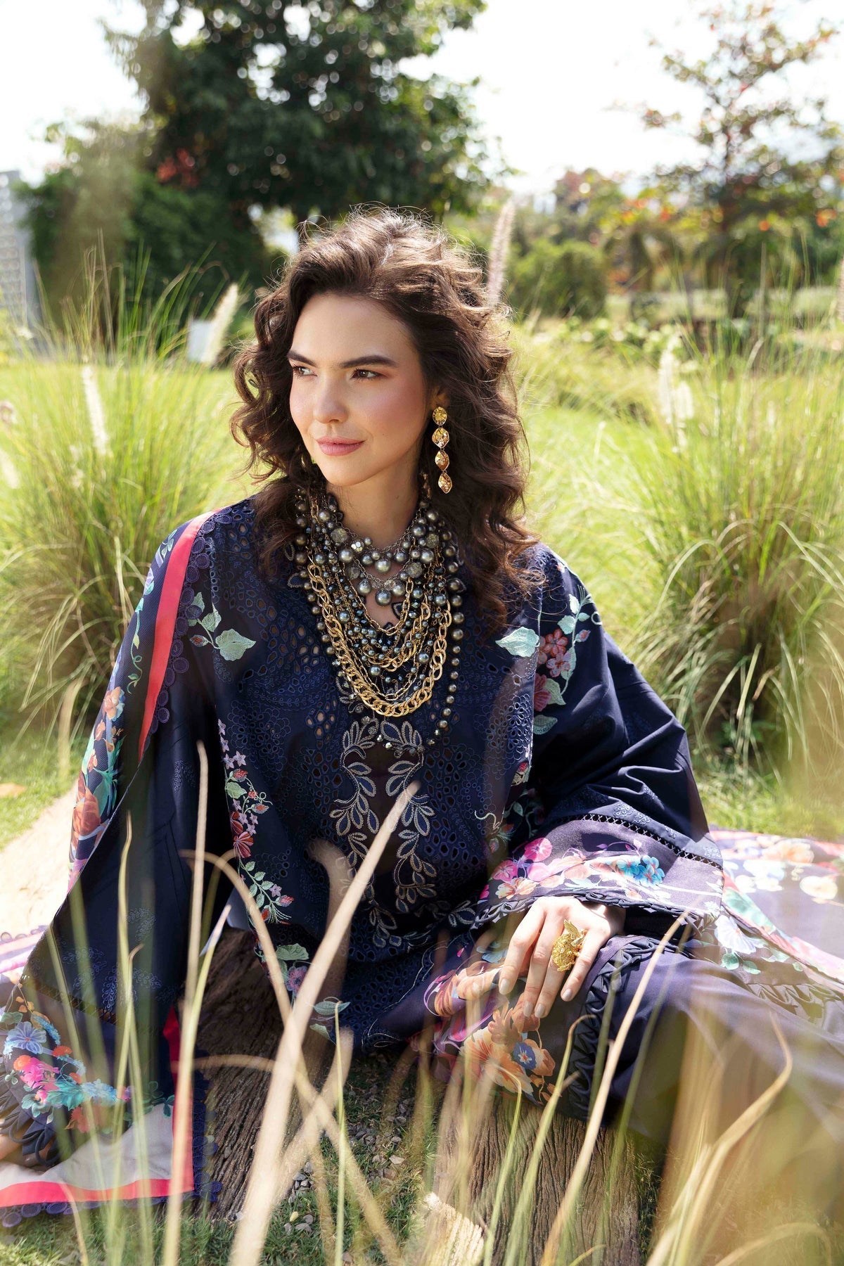 Sable Vogue | Luxury Lawn 24 | Blossom