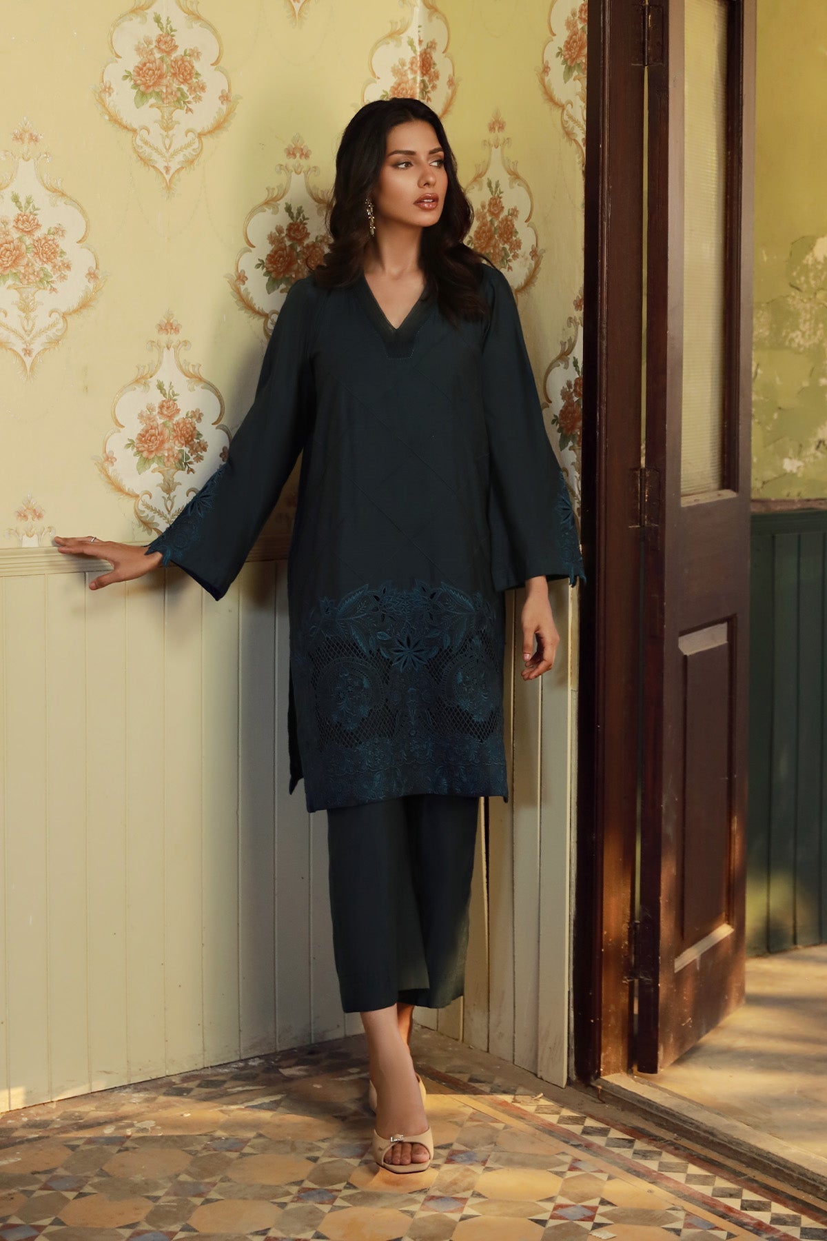 Sahar | Luxe Ready to Wear | Emerald Bloom