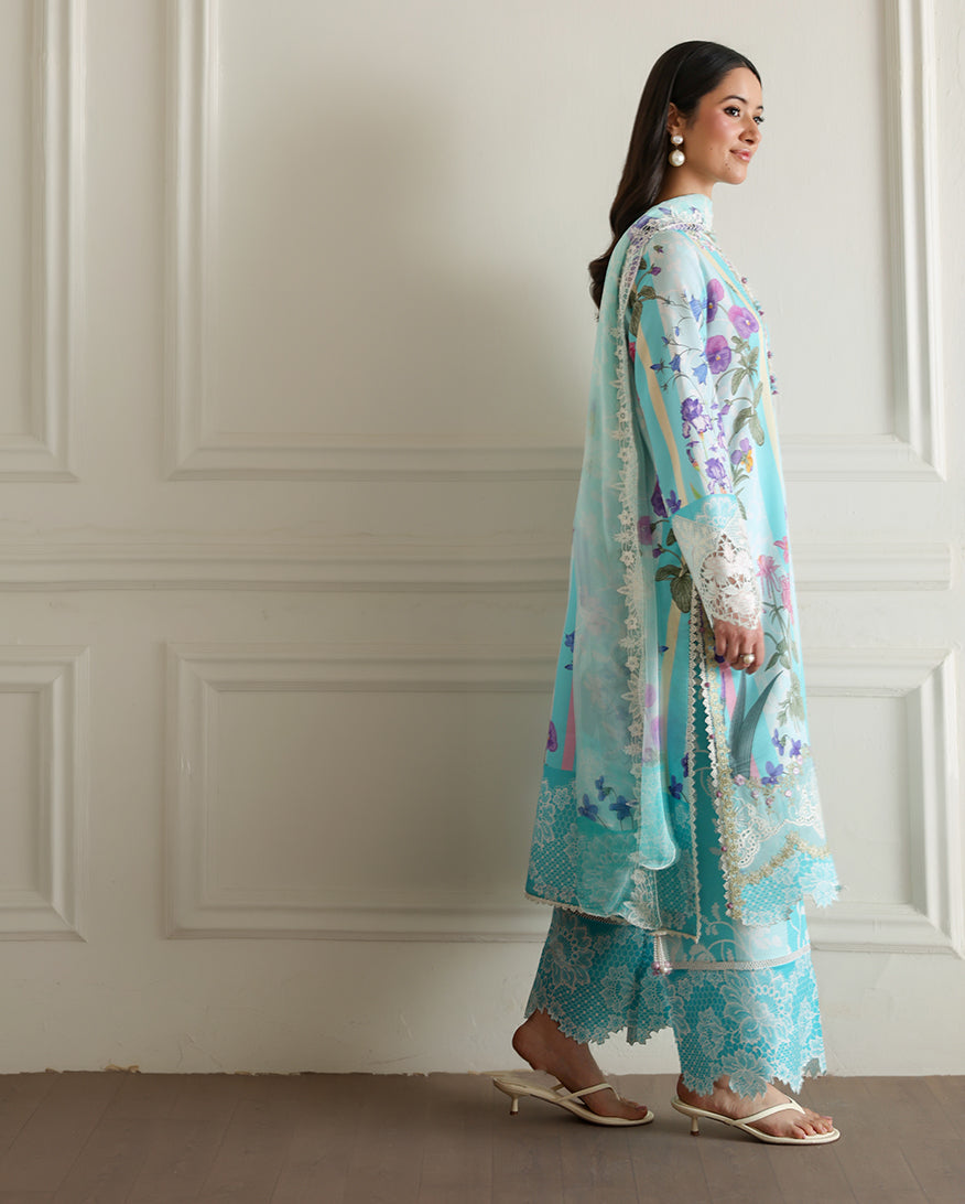 Roheenaz | Sunlit Tales Printed Embroidered Edit | Sunbeam story