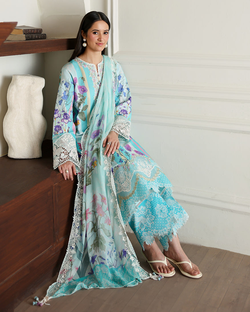 Roheenaz | Sunlit Tales Printed Embroidered Edit | Sunbeam story
