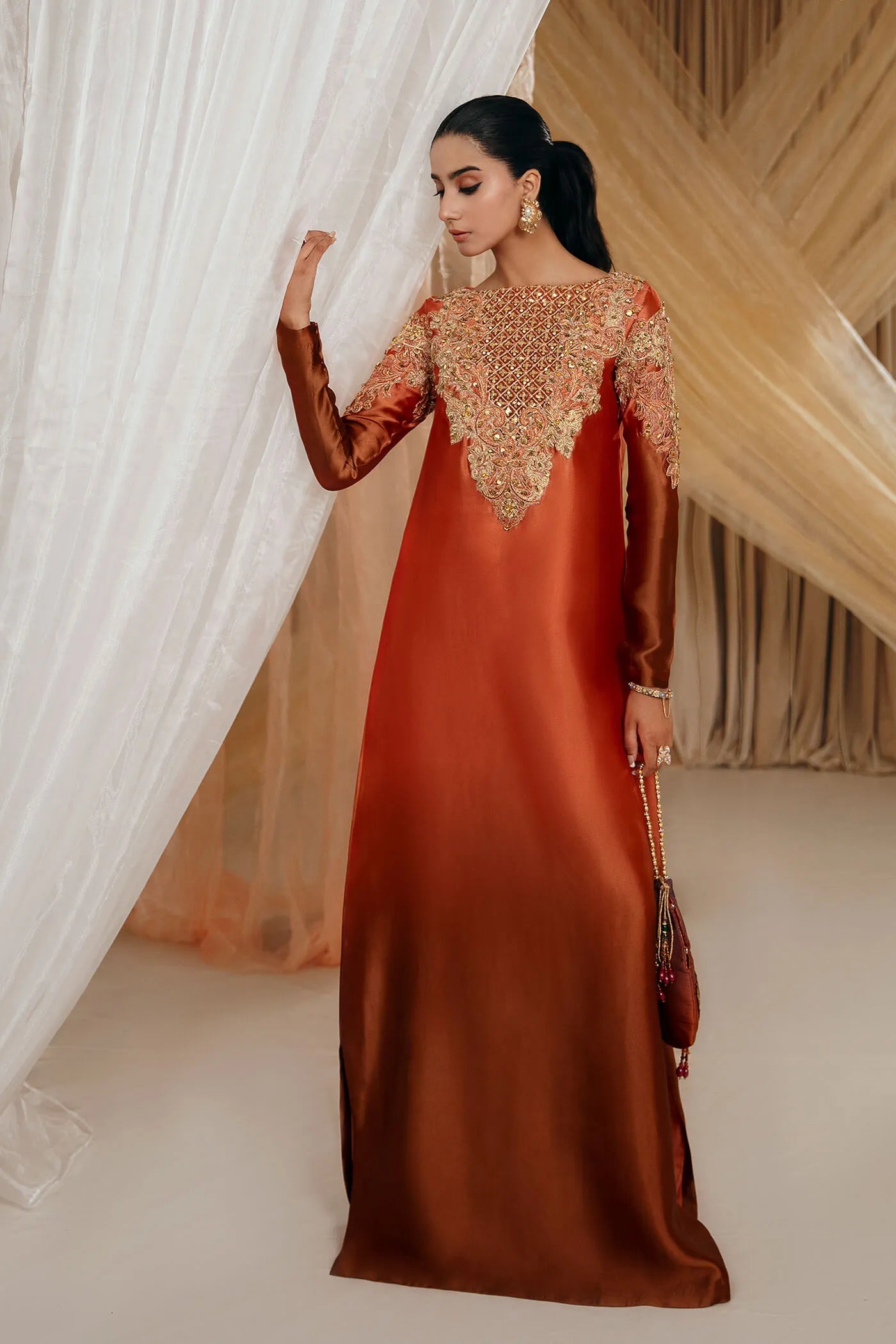 Musferah Saad | Mystere Formals | Sunset Glow