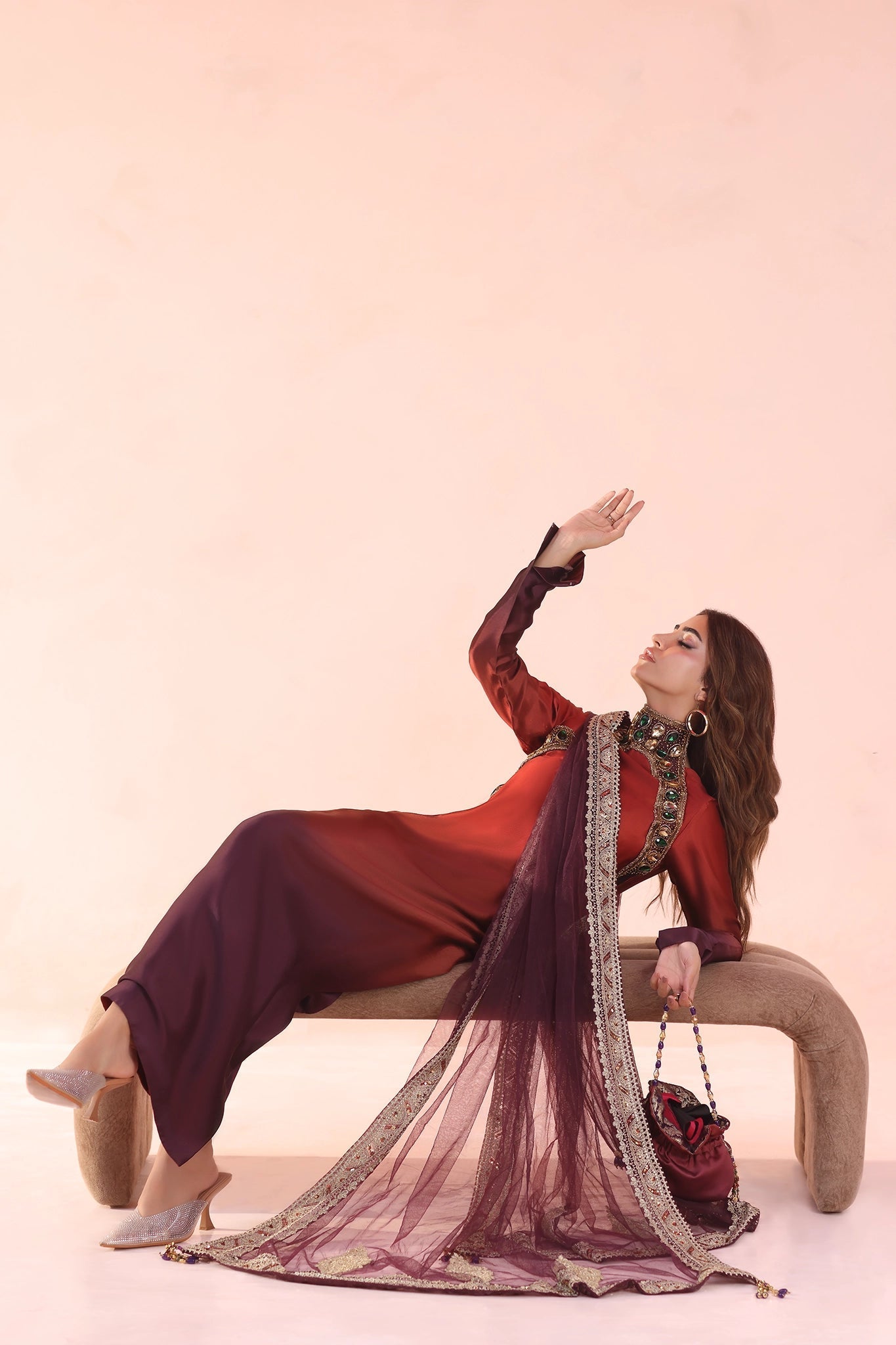Musferah Saad | Eterna Formals | Sunset Ombre