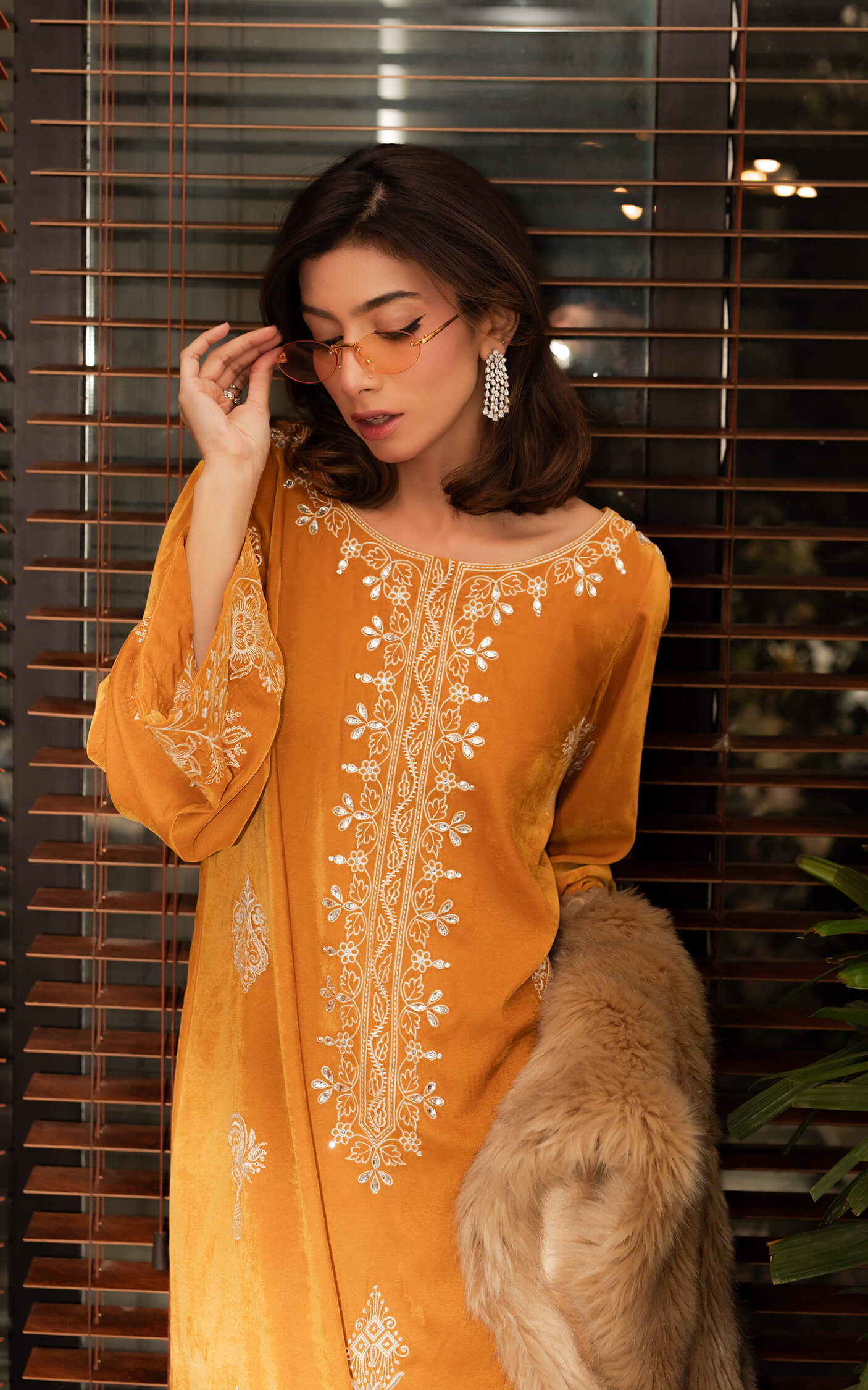 Asifa and Nabeel | Zephyr Formals | Sunset Velvet Ensemble