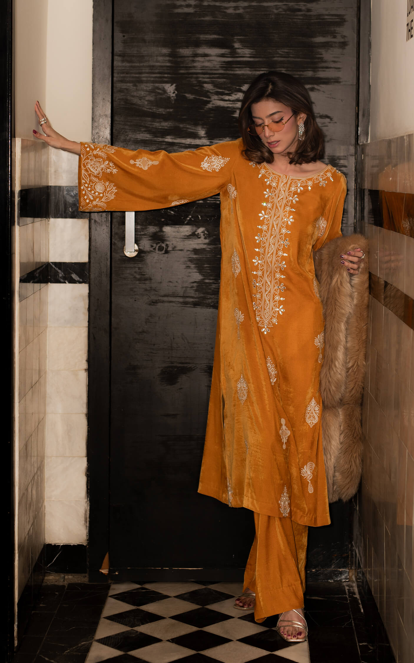 Asifa and Nabeel | Zephyr Formals | Sunset Velvet Ensemble