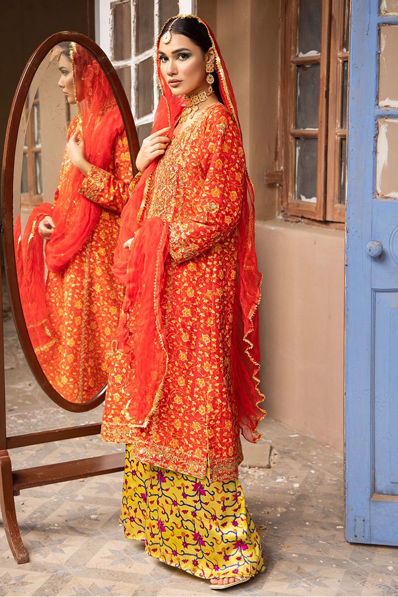 The Pink Tree Company | Wedding Wear | TANGERINE IN RED