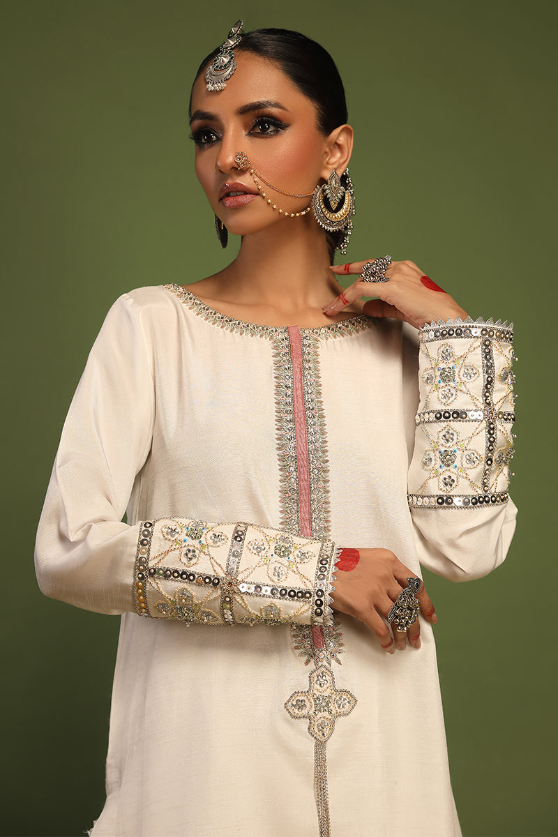 Wardha Saleem | Luxury Pret Traditional Wear | AKS - SHIRT WITH PANTS (2 PC)