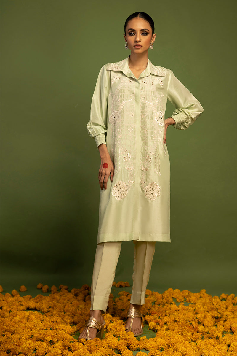 Wardha Saleem | Luxury Pret Traditional Wear | QALB - PURE SILK (2 PC)