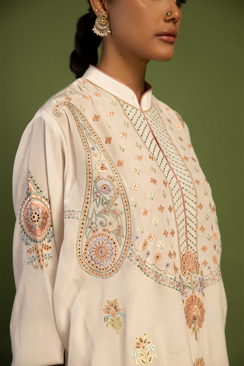 Wardha Saleem | Luxury Pret Traditional Wear | AKS-PURE SILK (2 PC)