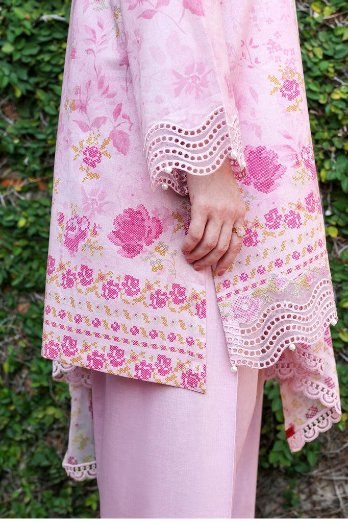 Cross Stitch | Eid Lawn Edit 26 |  SPRING LILAC