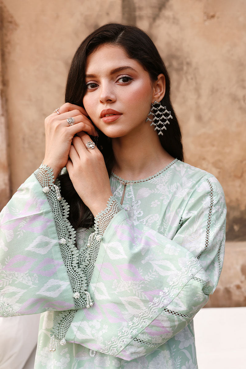 Cross Stitch | Eid Lawn 26 | SAGE GREEN