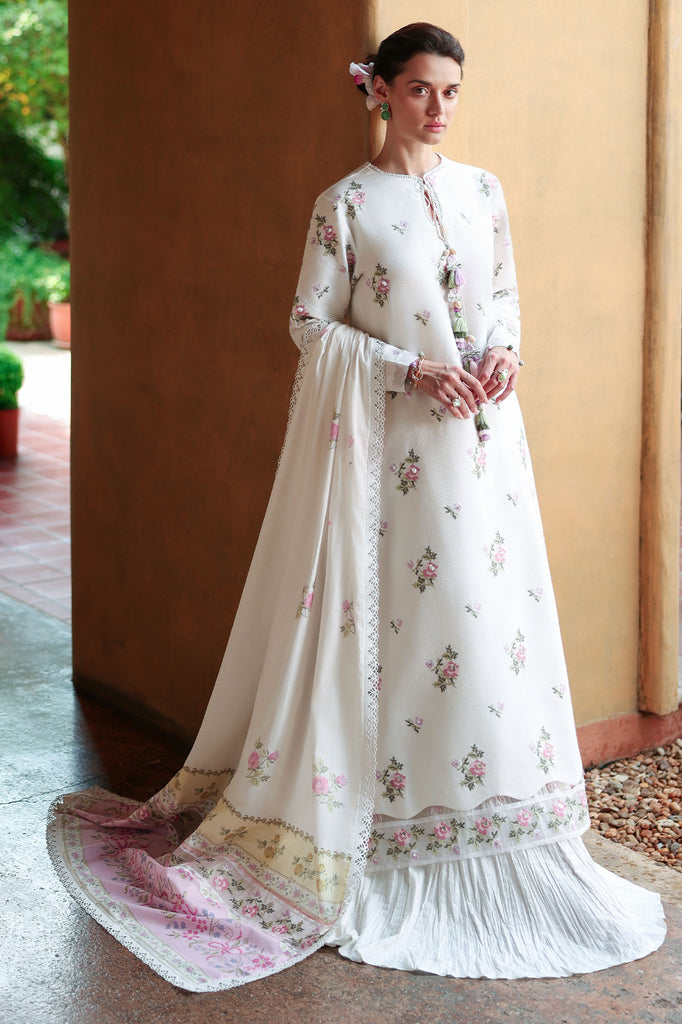 Cross Stitch | Eid Lawn Edit 26 | GARDEN IVORY