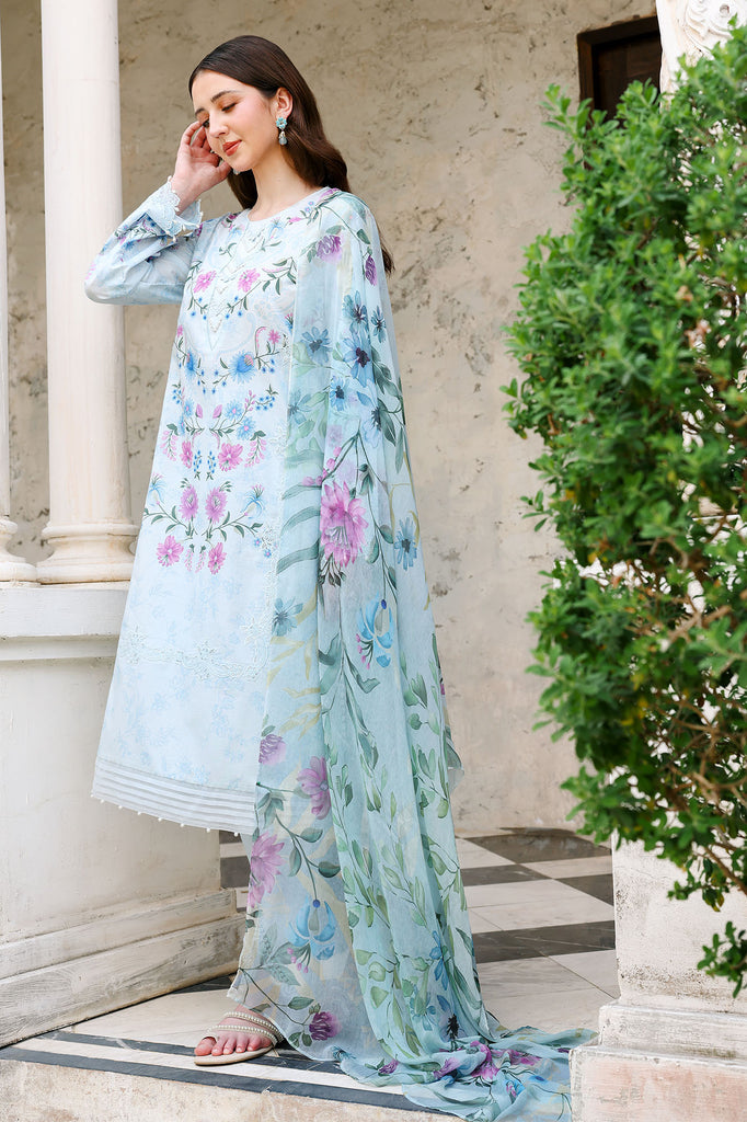 Cross Stitch | Eid Lawn Edit 26 | AQUA GLINT