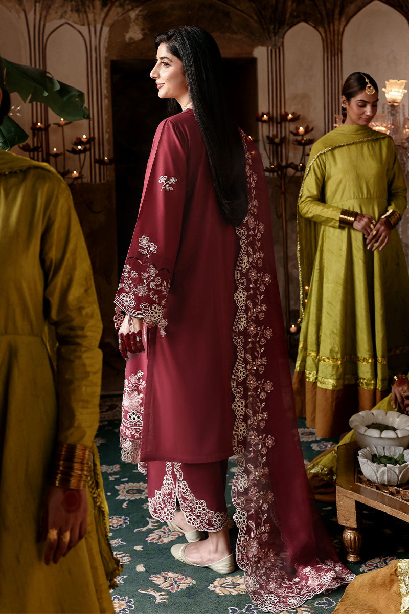 Cross Stitch | Eid Lawn 26 | CRIMSON DRAPE