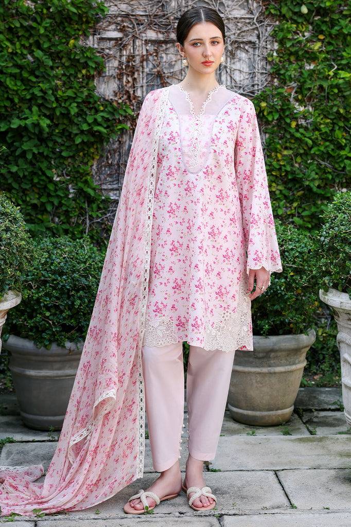 Cross Stitch | Eid Lawn Edit 26 | PEACH SPRINKLE
