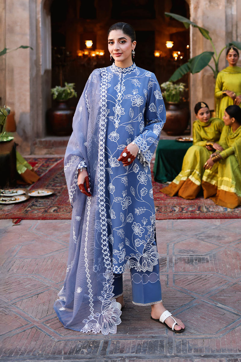 Cross Stitch | Eid Lawn 26 | ETHNIC BLUE
