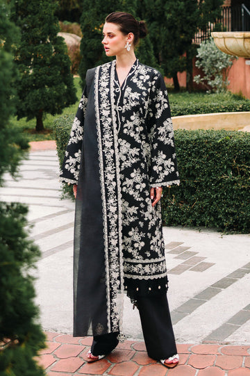 Cross Stitch | Eid Lawn Edit 26 |  OBSIDIAN BLOOM