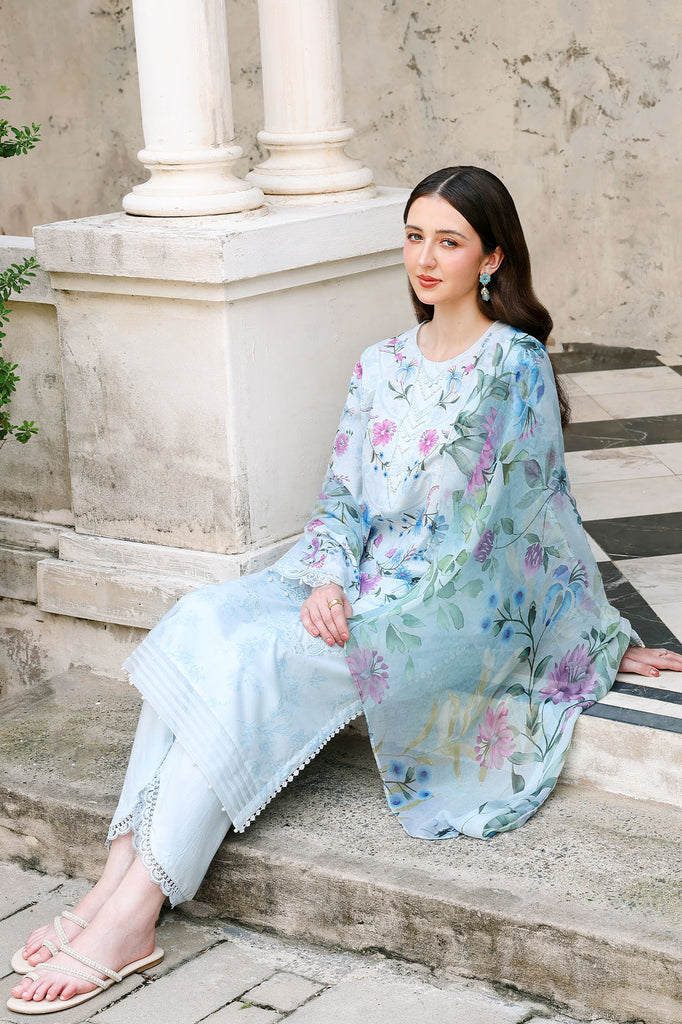 Cross Stitch | Eid Lawn Edit 26 | AQUA GLINT