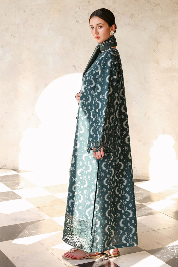 Cross Stitch | Eid Lawn Edit 26 |  TEAL SPRUCE