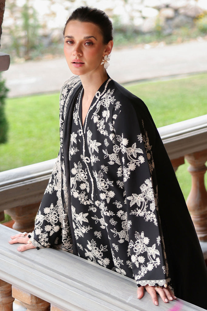 Cross Stitch | Eid Lawn Edit 26 |  OBSIDIAN BLOOM