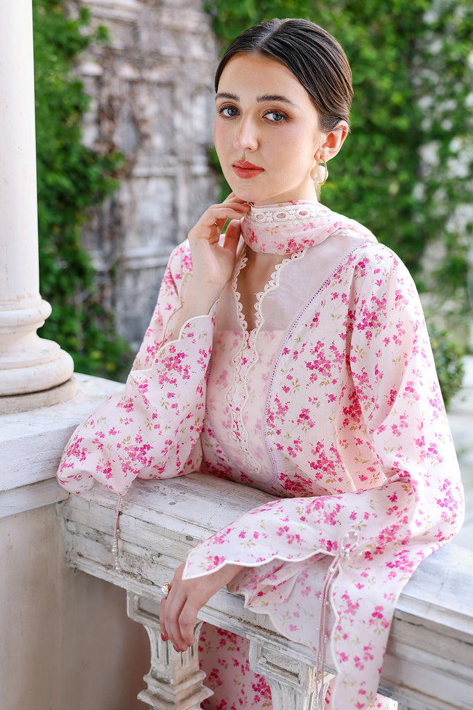 Cross Stitch | Eid Lawn Edit 26 | PEACH SPRINKLE
