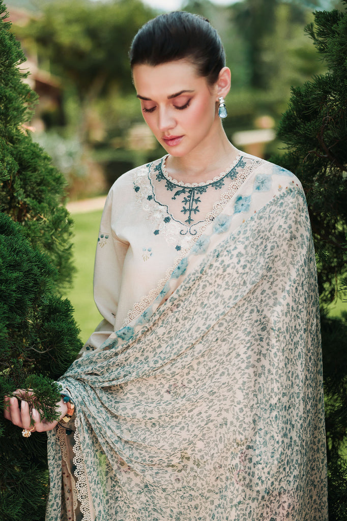 Cross Stitch | Eid Lawn Edit 26 | SUBTLE BEIGE
