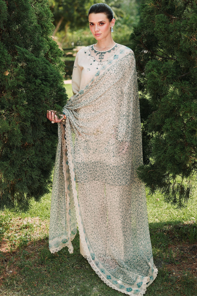 Cross Stitch | Eid Lawn Edit 26 | SUBTLE BEIGE