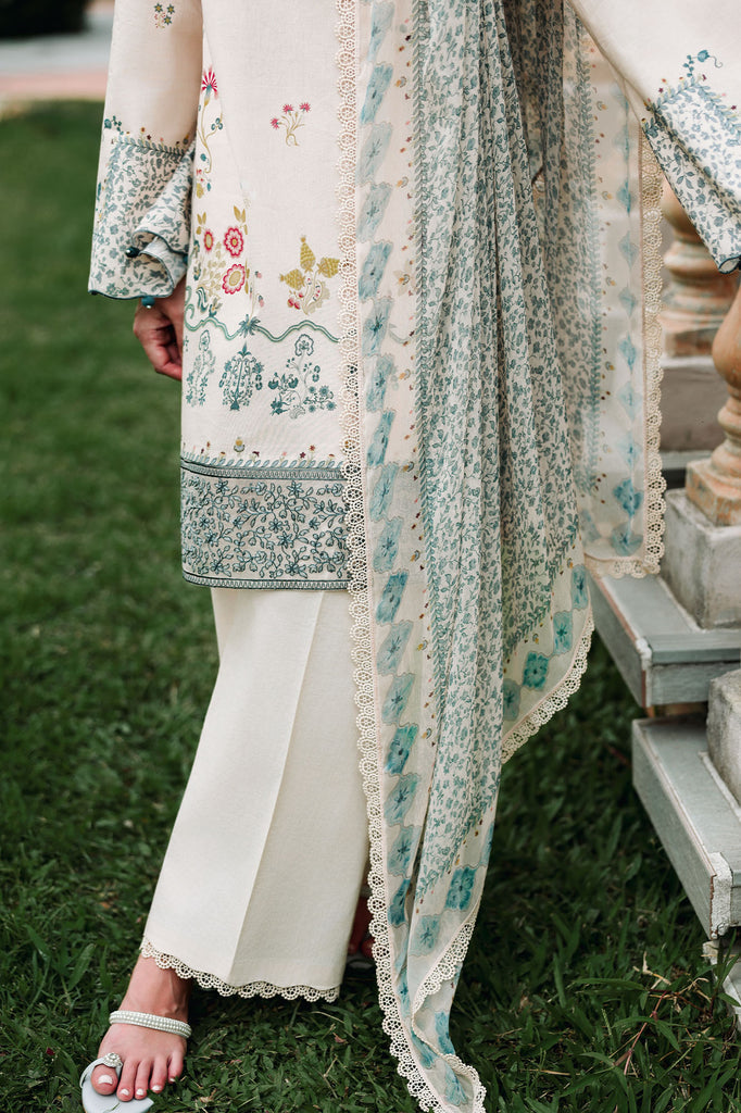 Cross Stitch | Eid Lawn Edit 26 | SUBTLE BEIGE