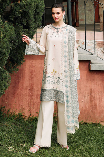 Cross Stitch | Eid Lawn Edit 26 | SUBTLE BEIGE
