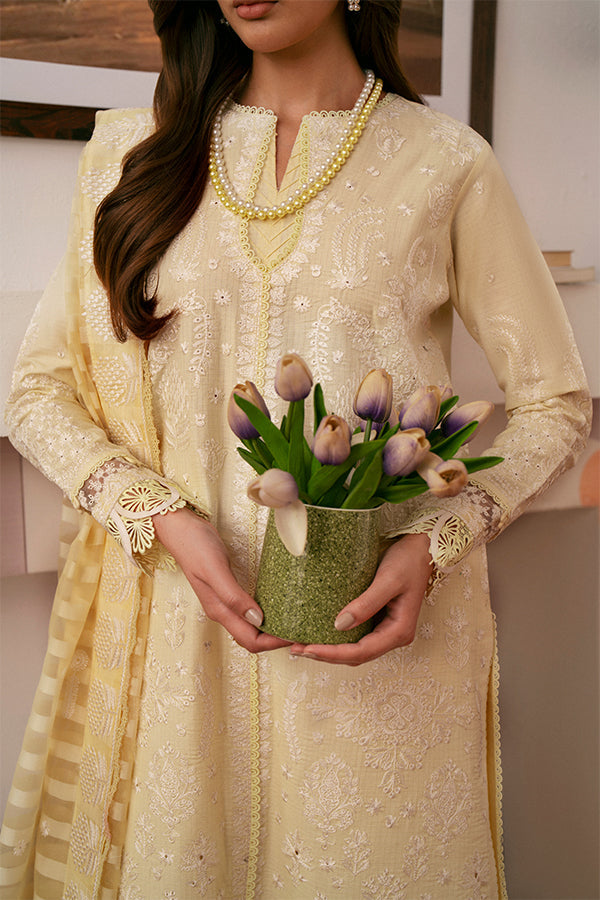 Saffron | Mystere Festive Lawn | Lenora