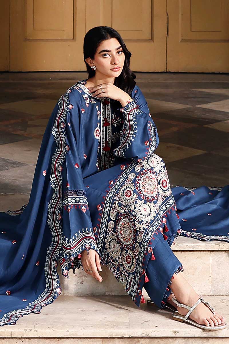 Cross Stitch | Khaddar Linen 25 | MOONLIT GARDEN