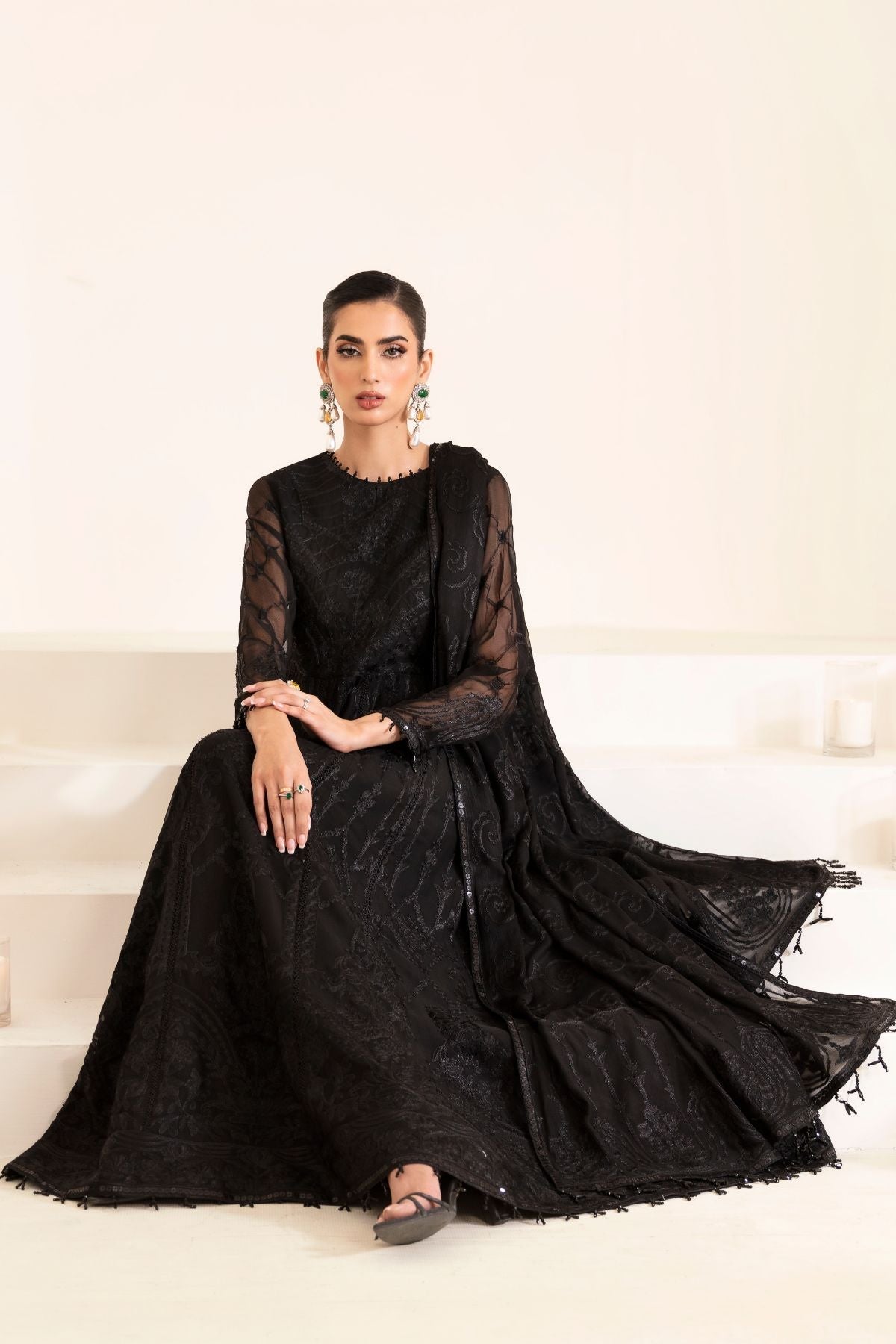 Alizeh | Formals Collection | AF-UF-9027-SIYAH